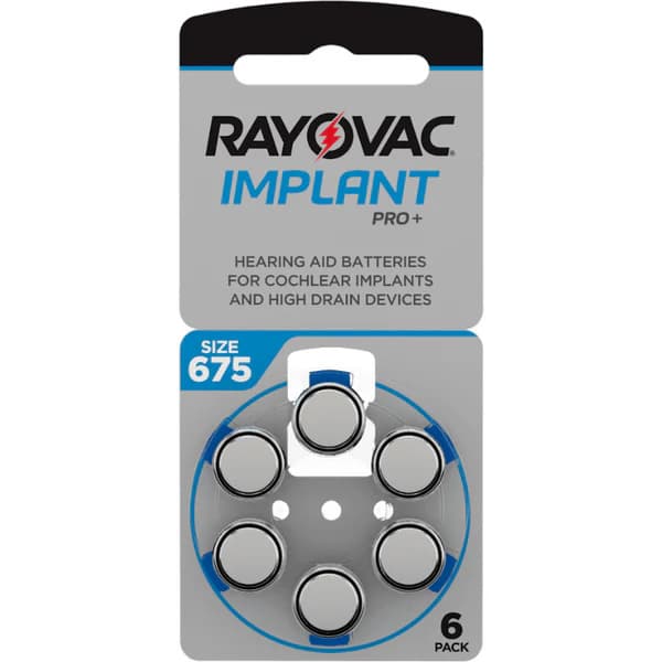 Rayovac Implant PRO+ 675 / Cochlea-Implantat