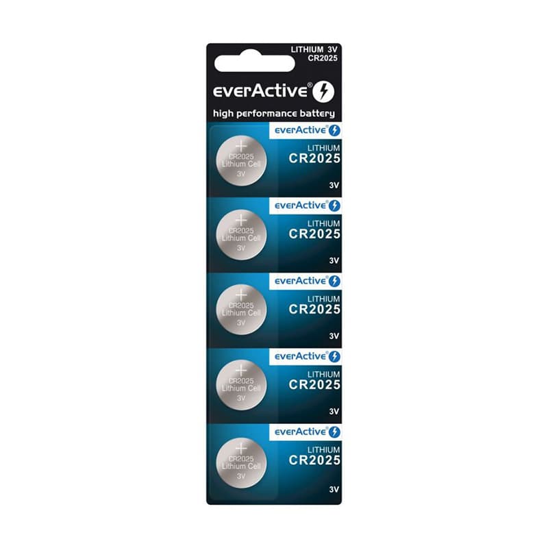 everActive CR2025 5er-Pack