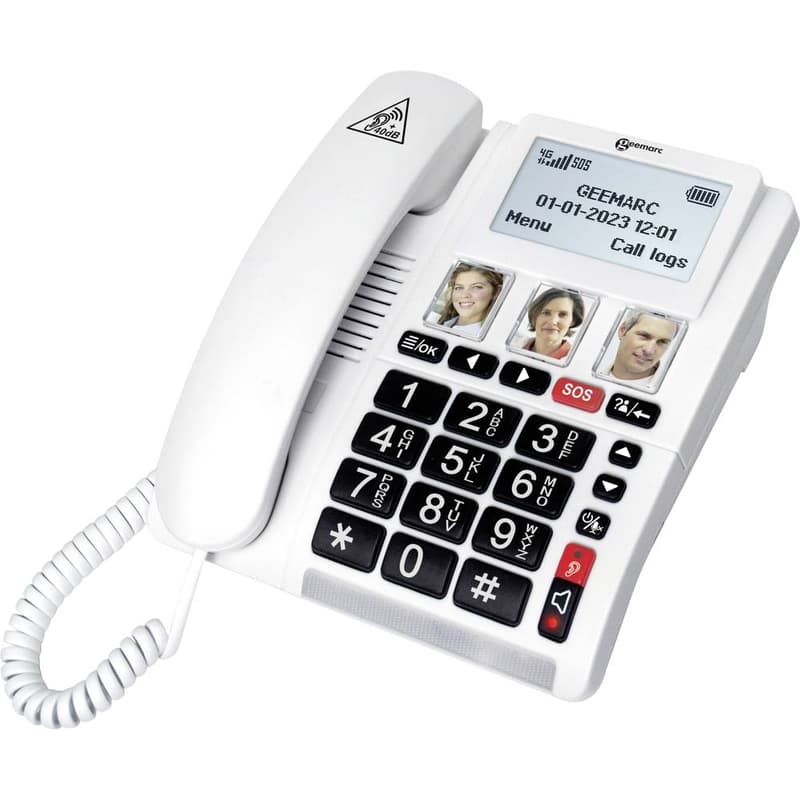 Geemarc CL9000 Tischtelefon für SIM-Karte (4G)